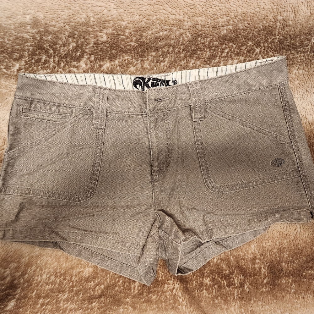 Gray Cotton Shorts